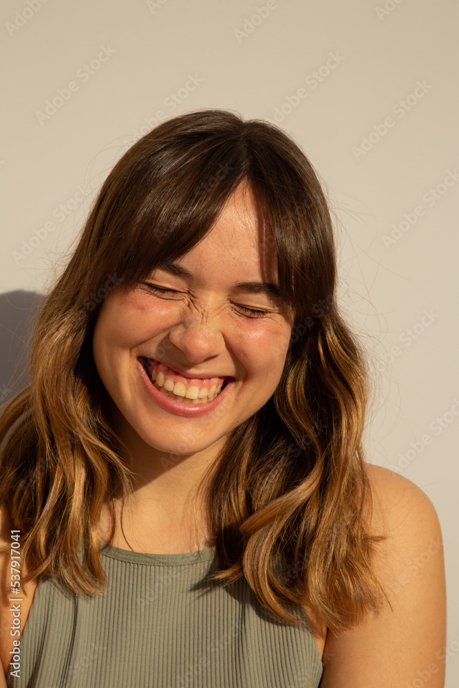 Real laugh portrait Real laugh portrait