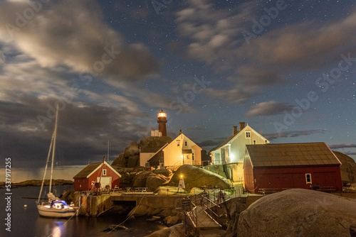 Svenner lighthouse on the coast of Norway © kevin