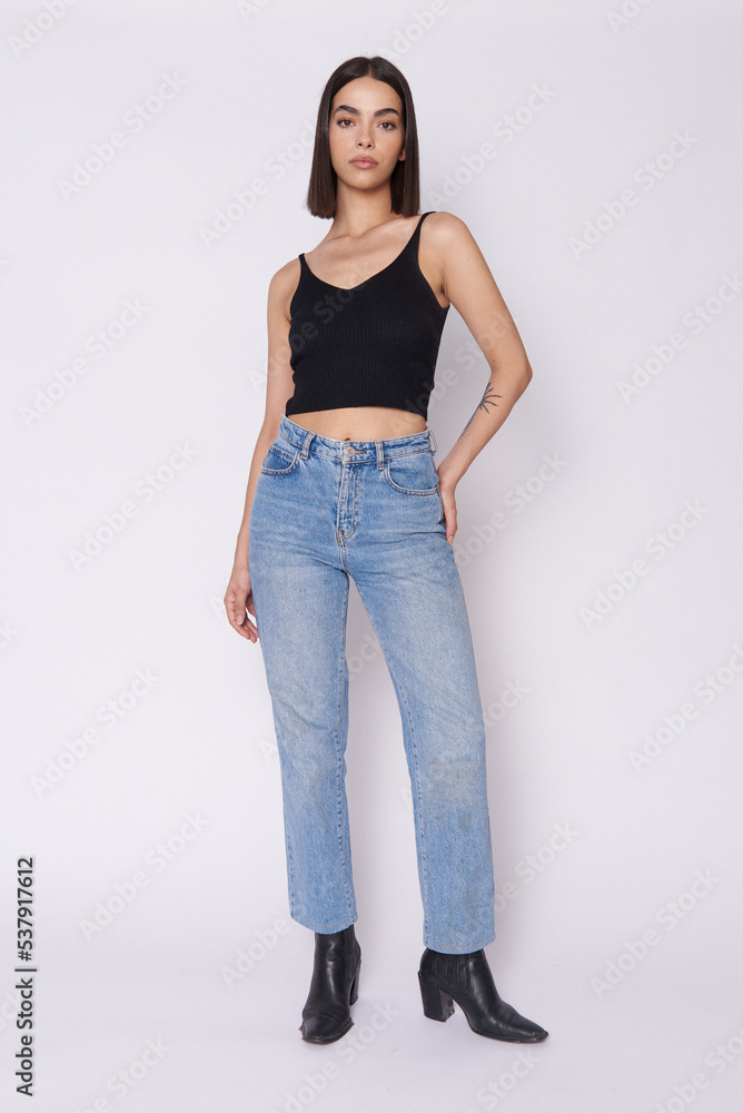 Isolated white Full shoot Isolated white Full shoot