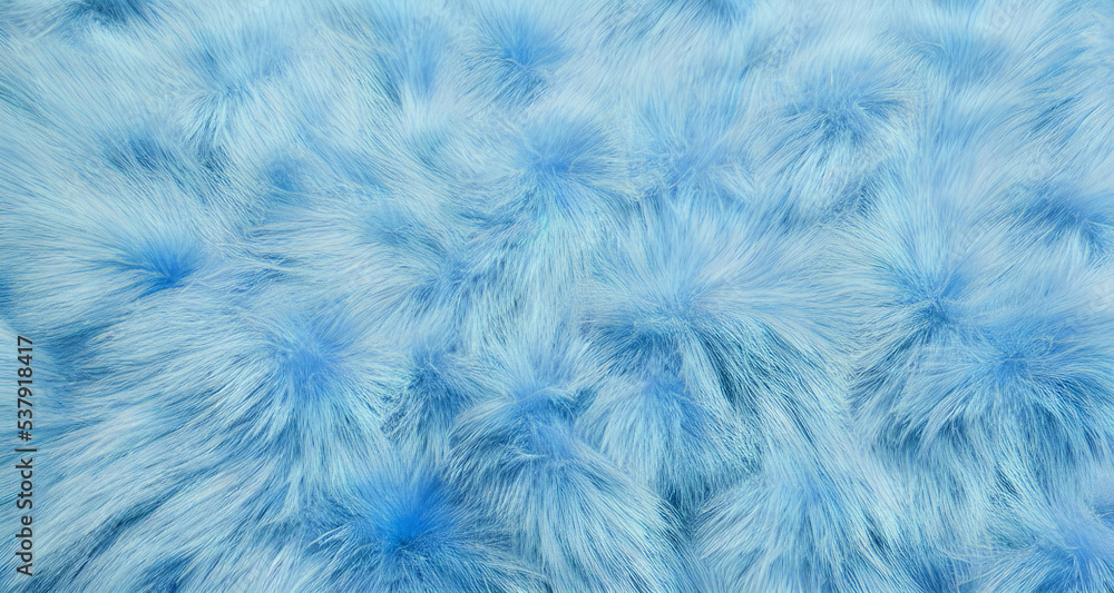 Obraz premium Illustration Top View Animal Fur