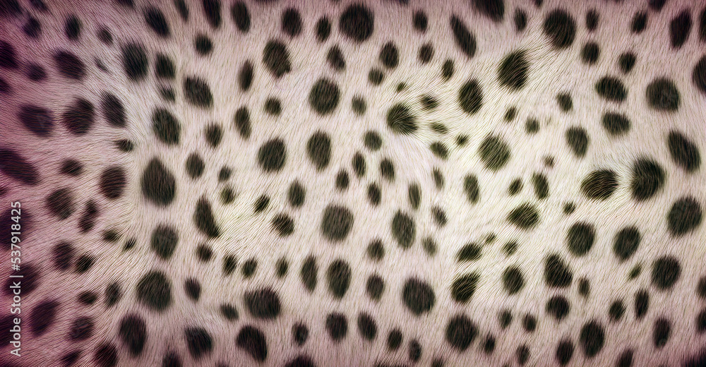 Illustration Top View Animal Fur Leopard
