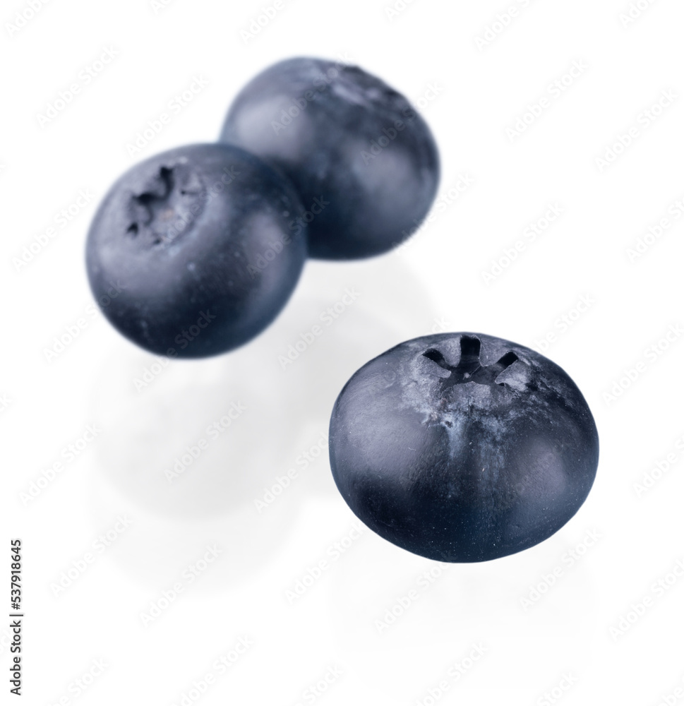 Fresh ripe blueberries on white background Fresh ripe blueberries on white background