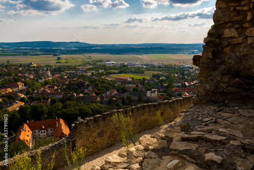 View if Sumeg and Balaton Uplands from the fortress