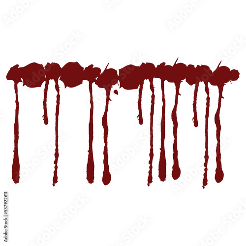 Splashing blood effect vector background
