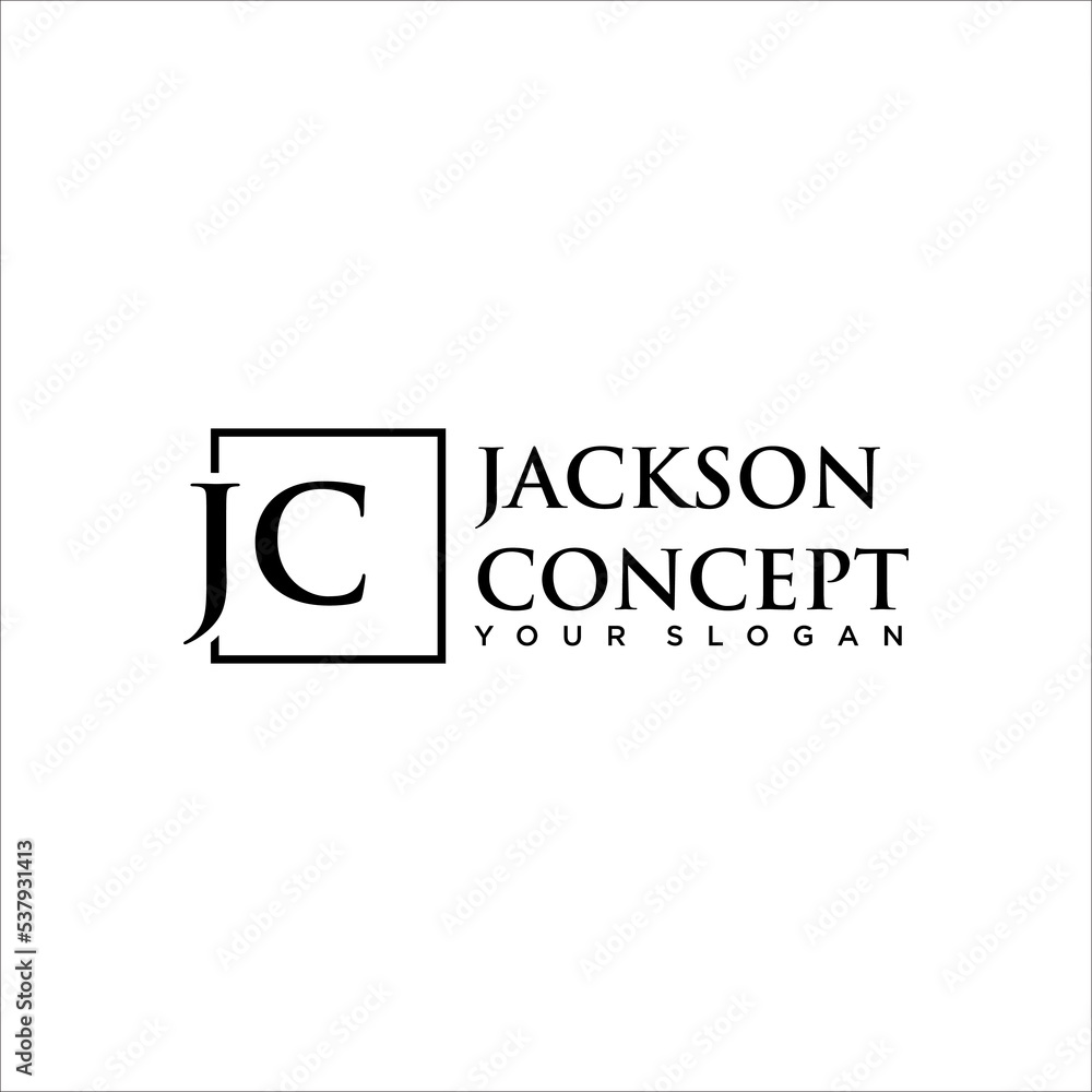 JC letter logo design template vector element JC letter logo design template vector element