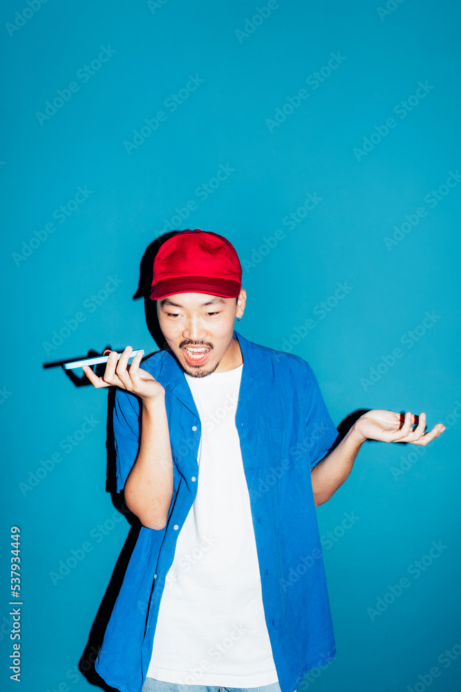 Man Talking on Phone Call Man Talking on Phone Call