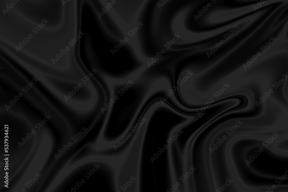 Black satin background. Black silk or satin luxury fabric texture can use as abstract background.