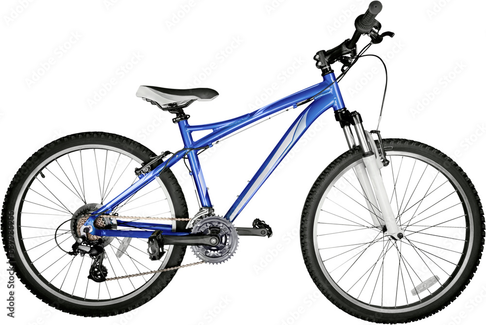 Fototapeta premium Bicycle isolated on white background