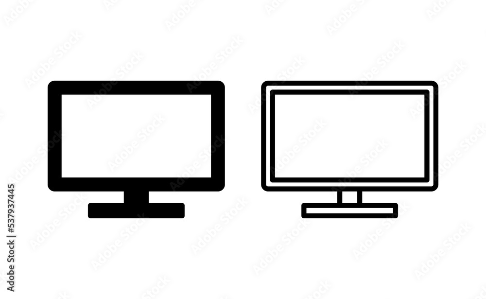Tv icon vector for web and mobile app. television sign and symbol Tv icon vector for web and mobile app. television sign and symbol