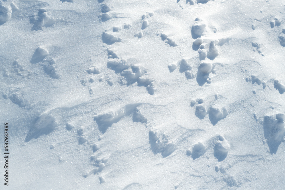 Snow Patterns created by the Wind Snow Patterns created by the Wind