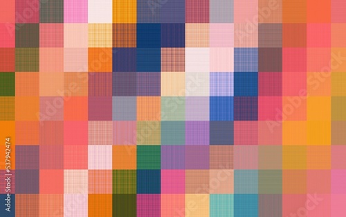 Wallpaper Mural Colorful plaid seamless pattern. Gingham seamless background pattern. Seamless colorful herringbone texture for scarf, shirt, flannel, and classic fabric design. Torontodigital.ca