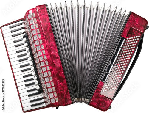 Obraz na płótnie Single Accordion - Isolated