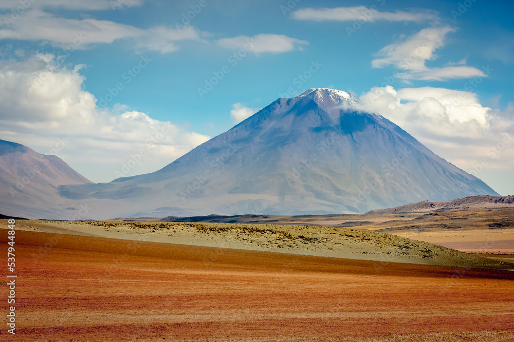 Licancabur volcanic landscape ain Atacama Desert, Bolivian Andes