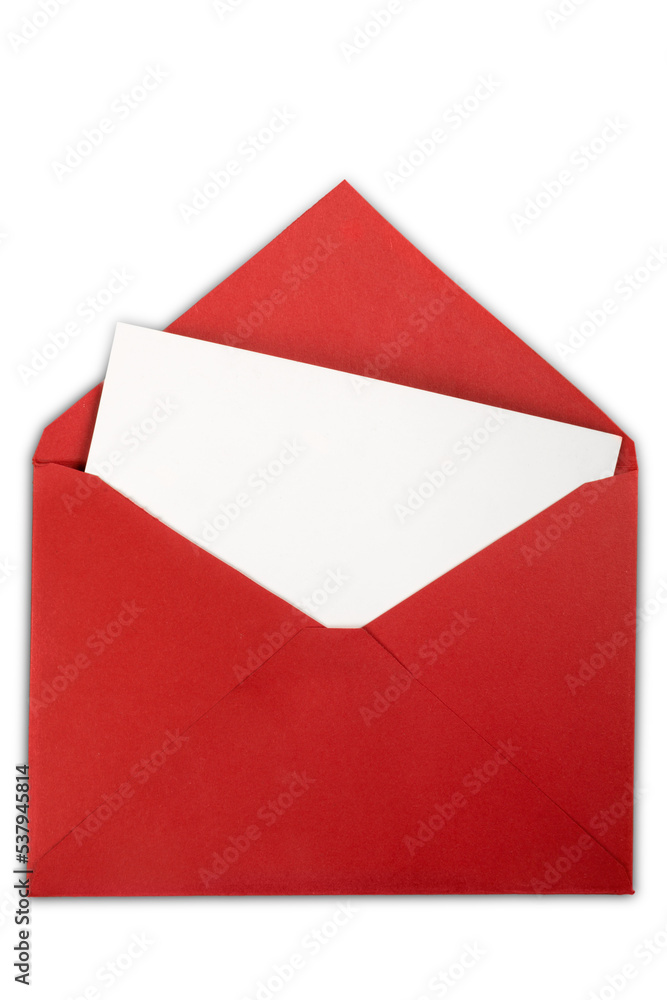 Blank card and envelope on background Blank card and envelope on background
