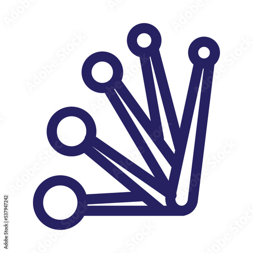 handle spoon teaspoon tools utensils icon