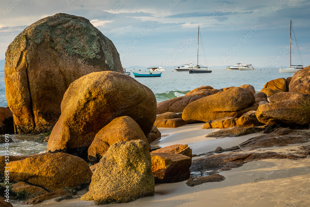 Peaceful landscape in Florianopolis, Santa Catarina, Southern Brazil