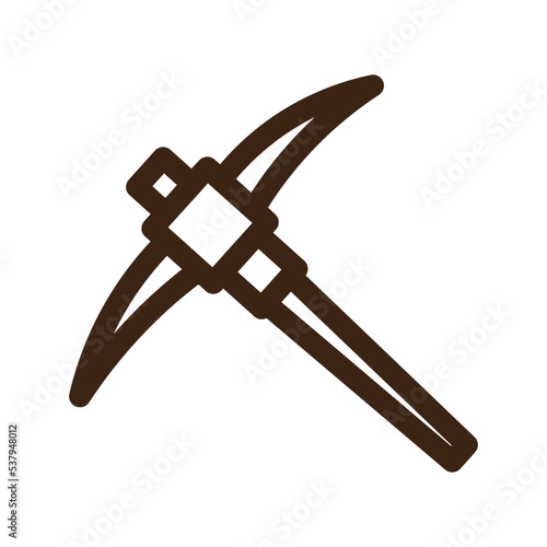 axe construction pick tools icon