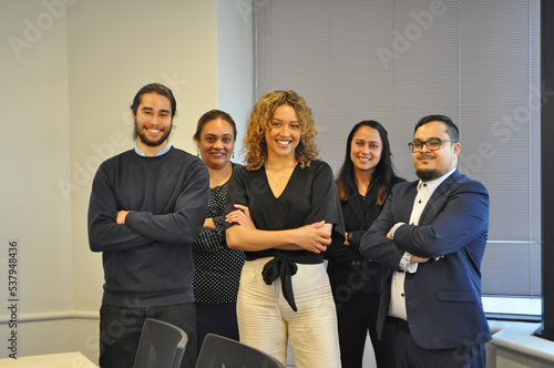 Business Team with Leader