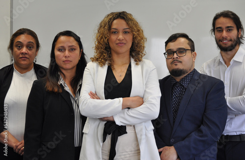 Business Team with Leader
