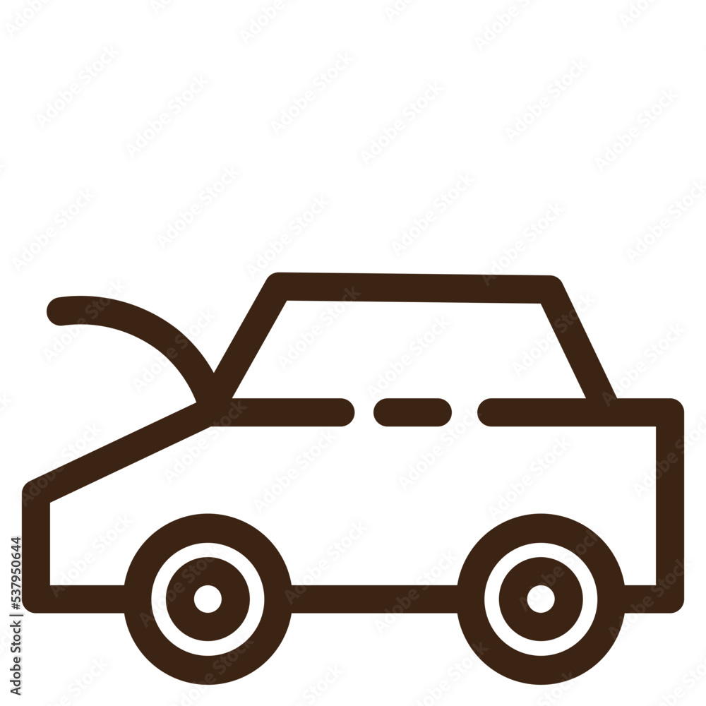 auto bonnet car construction engine open tools icon auto bonnet car construction engine open tools icon