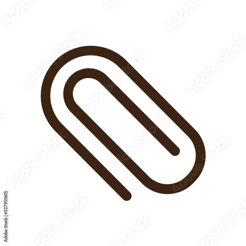 attachment clip office paperclip tool icon