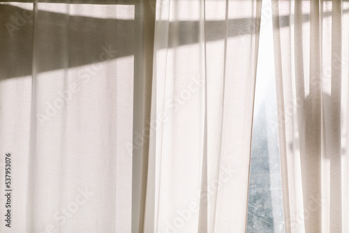 Window curtain shadow