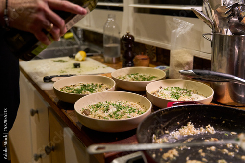 Home cooked risotto