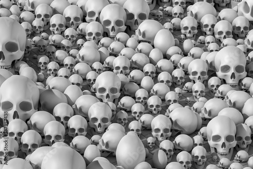 Skulls background  photo