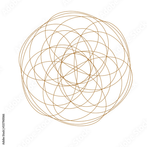 Template for laser cutting wall clock. Vector maket
