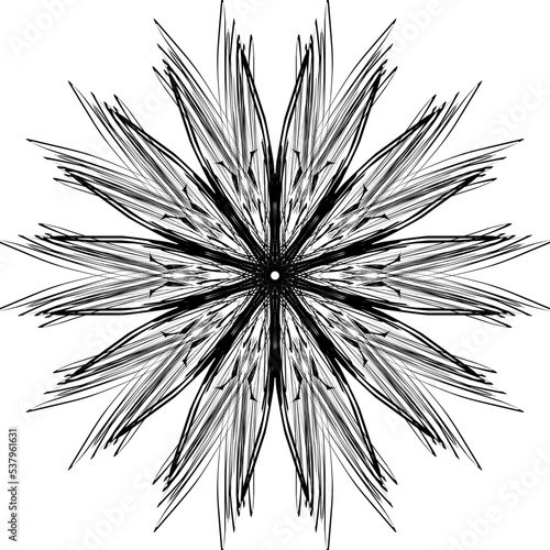 Template for laser cutting wall clock. Vector maket