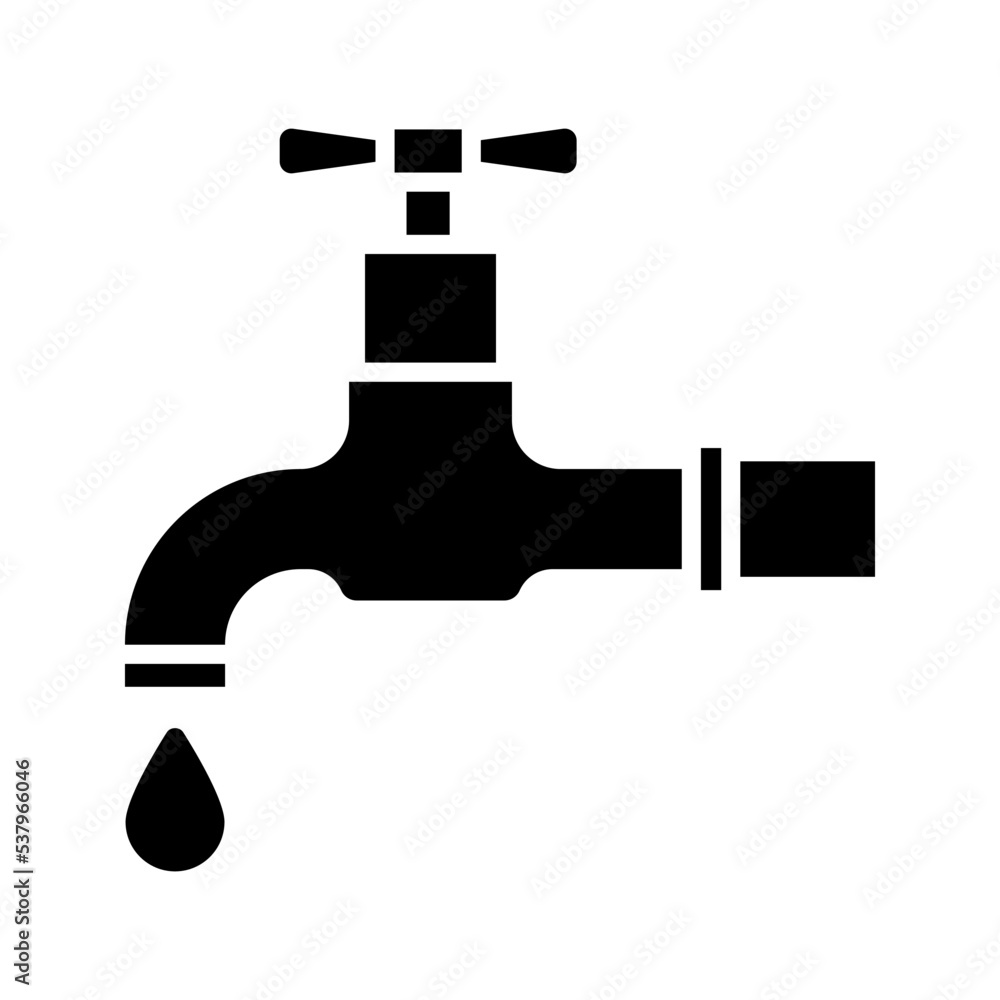 Faucet icon. sign for mobile concept and web design. vector illustration Faucet icon. sign for mobile concept and web design. vector illustration