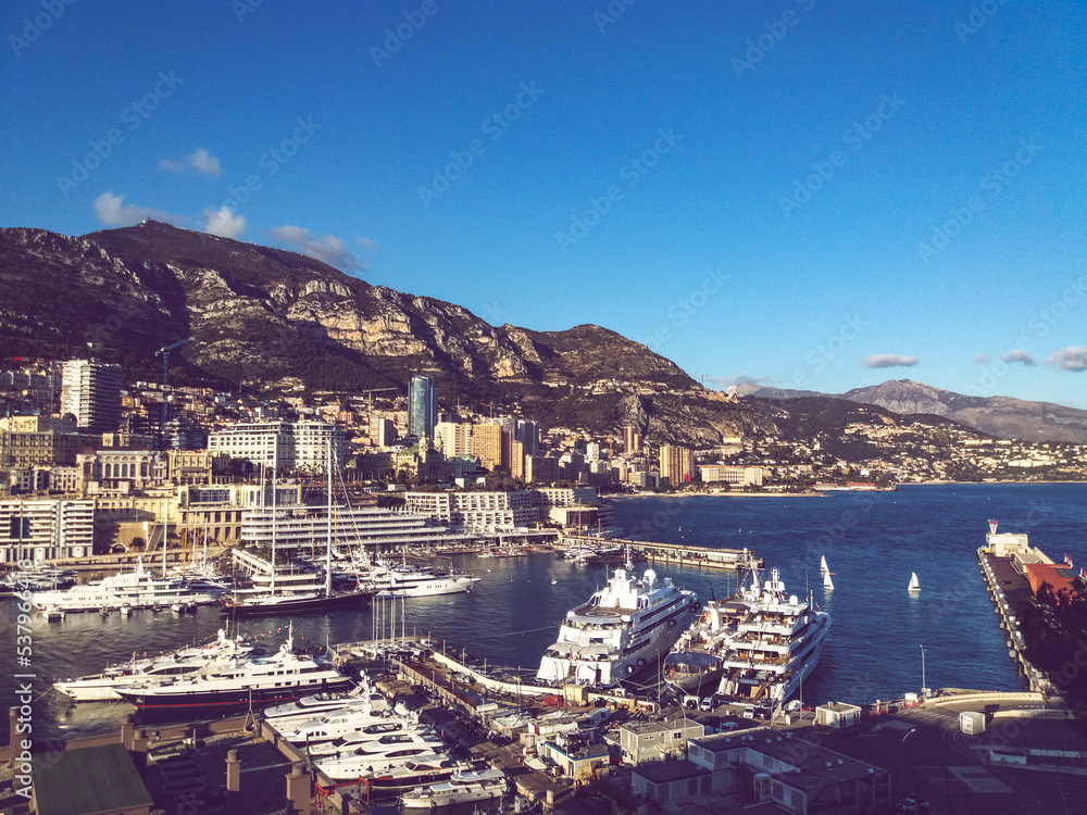 Naklejka premium Monaco View