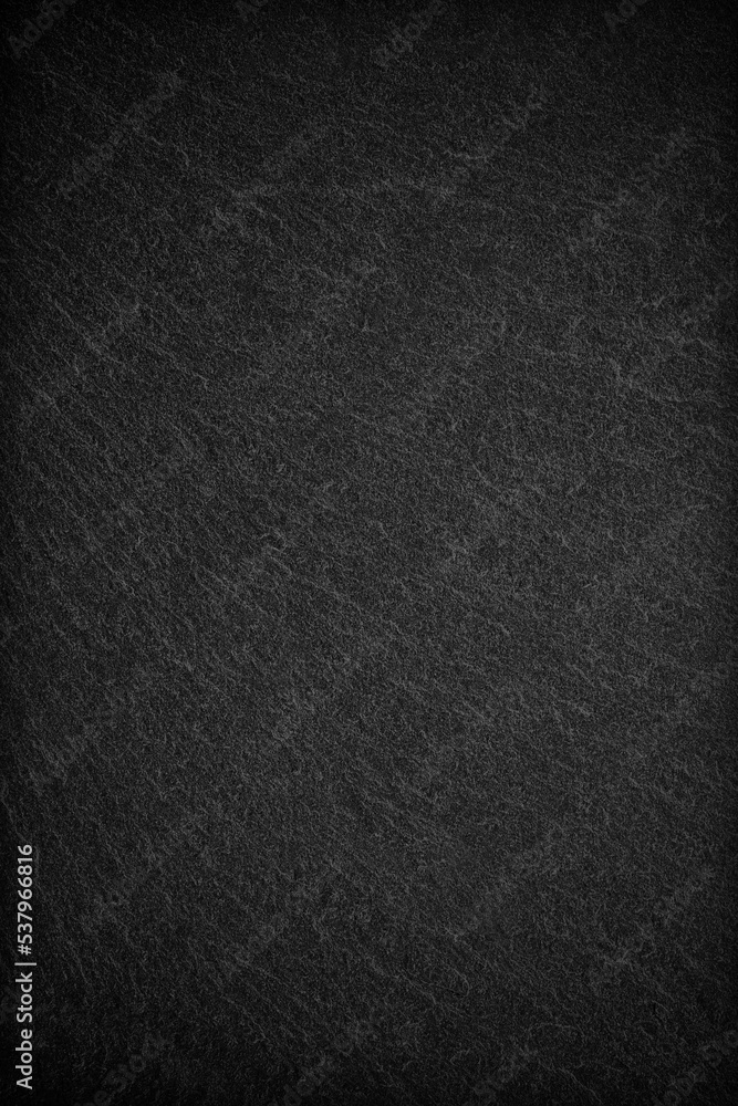 Fototapeta premium Dark grey black slate background or texture.