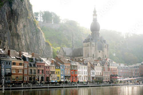 Dinant Belgium in the morning