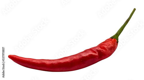 red hot chili isolated and save as to PNG file