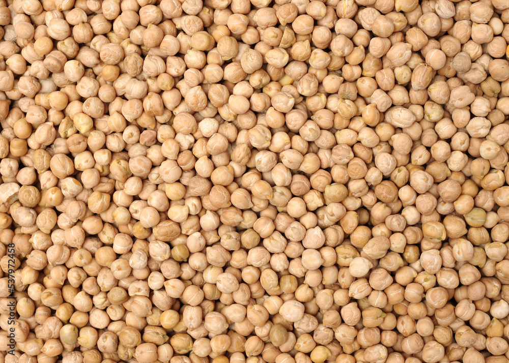 Dry organic chickpeas background Dry organic chickpeas background