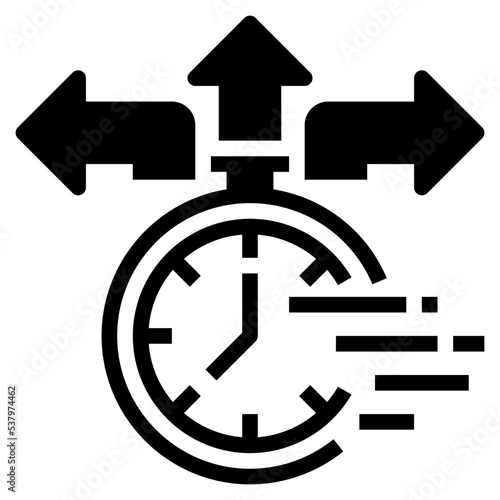 fast decision icon