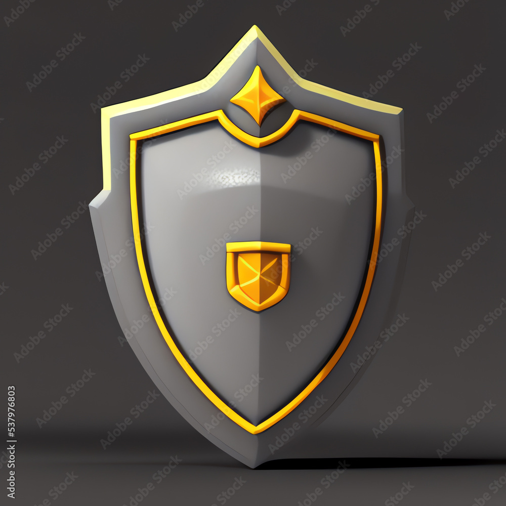 3d shield art, simple background 3d shield art, simple background