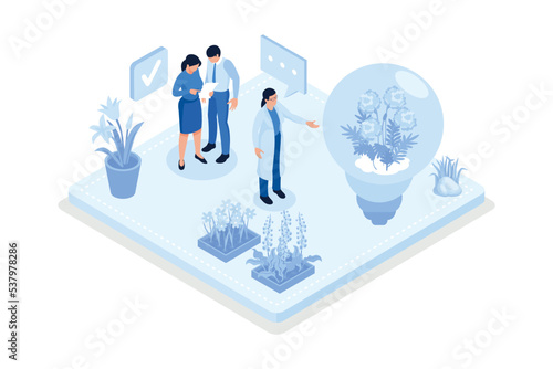 Sustainability, green energy, Corporate Governance concept, isometric vector modern illustration