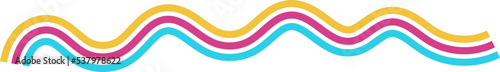 Colorful Curve Divider