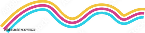 Colorful Curve Divider