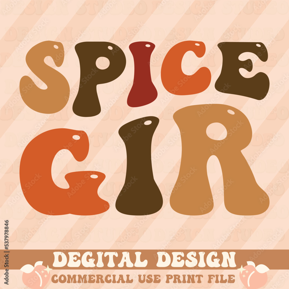 spice gir,t shirt design,vector file.