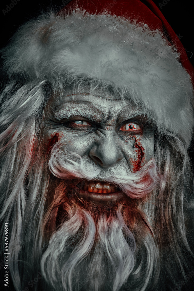 grinning bad santa grinning bad santa