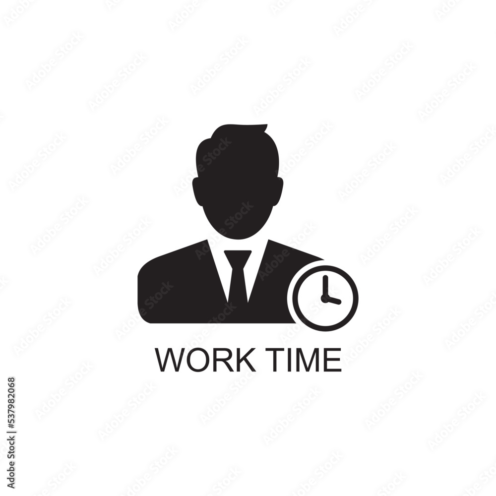 work time icon , web icon vector work time icon , web icon vector