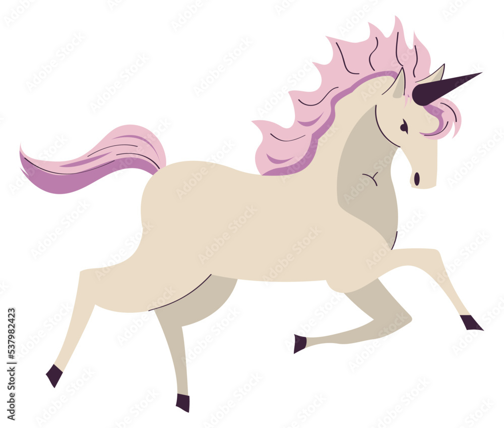 Fototapeta premium unicorn magic animal running