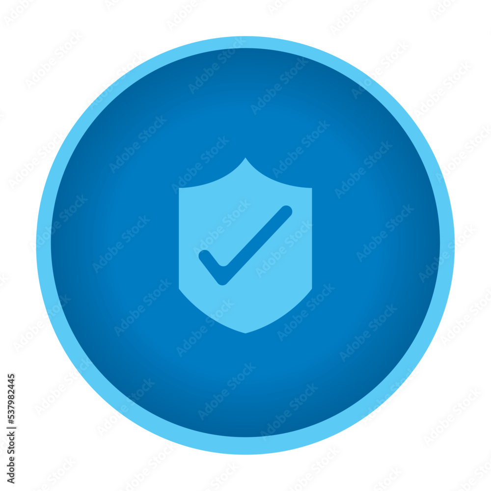 check symbol in shield check symbol in shield