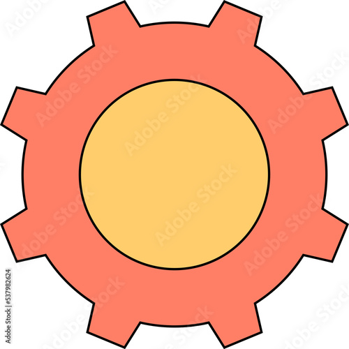 gear and cogwheel icon