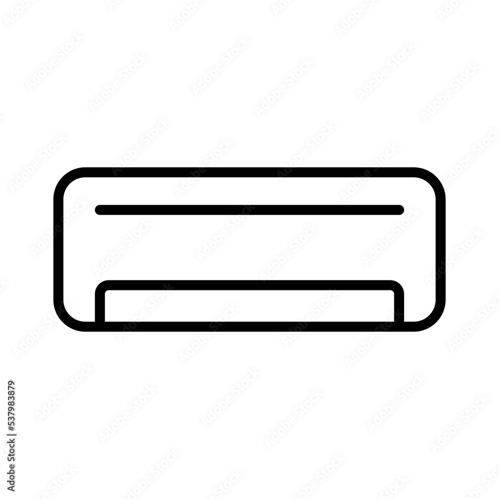 air conditioner icon vector design template in white background air conditioner icon vector design template in white background