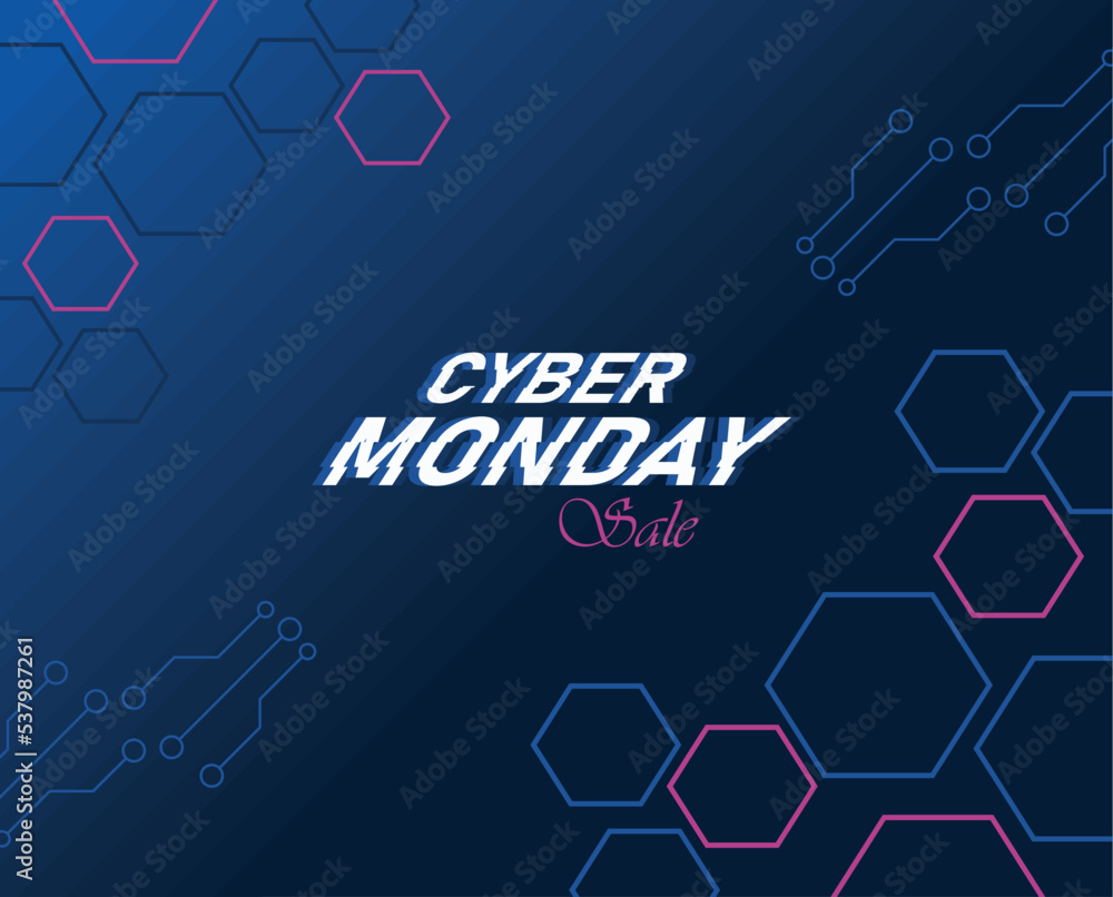 Fototapeta premium cyber monday sale memphis