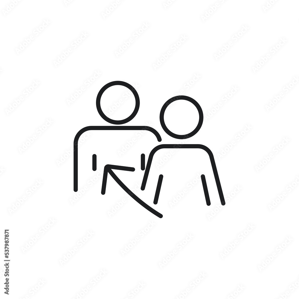 Refer icon, illustration Refer icon, illustration